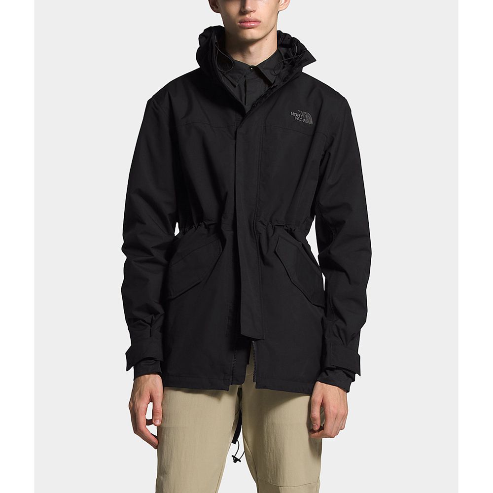 The North Face Parka Mens Australia - The North Face City Breeze Rain Black (AEP-730219)